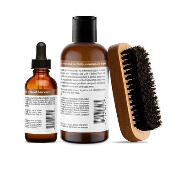 Cremo Company Beard Care Kit Bourbon Vanilla Scent New - Picture 3 of 4